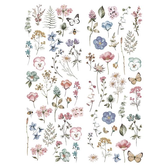 Transfert décor Redesign Prima marketing Delicate Fleur Transfert décor Redesign Prima marketing Delicate Fleur