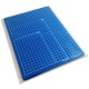 Tapis à embosser Groovi  A4 bleu gradué en cm double face