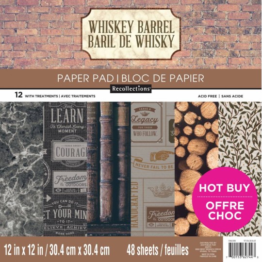 Papier scrapbooking assortiment cannelle et clou de girofle bloc 48fe 30x30 Papier scrapbooking assortiment cannelle et clou de girofle bloc 48fe 30x30