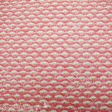 Papier tassotti à motifs arche rouge doré