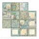 Papier scrapbooking réversible azulejo sueno 30x30