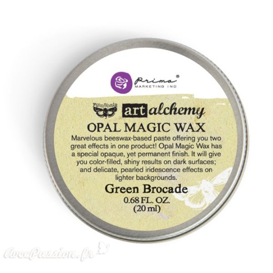 Cire turquoise Art Alchemy métallique Opal Magic Wax Turquoise Satin