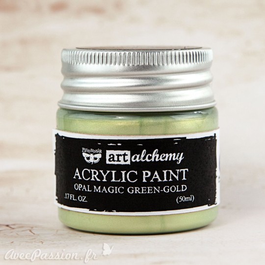 Peinture acrylique métallique art alchemy Prima Finnabair Peinture acrylique métallique art alchemy Prima Finnabair