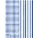 Transfert pelliculable Redesign Prima marketing décor Vichy & Stripes