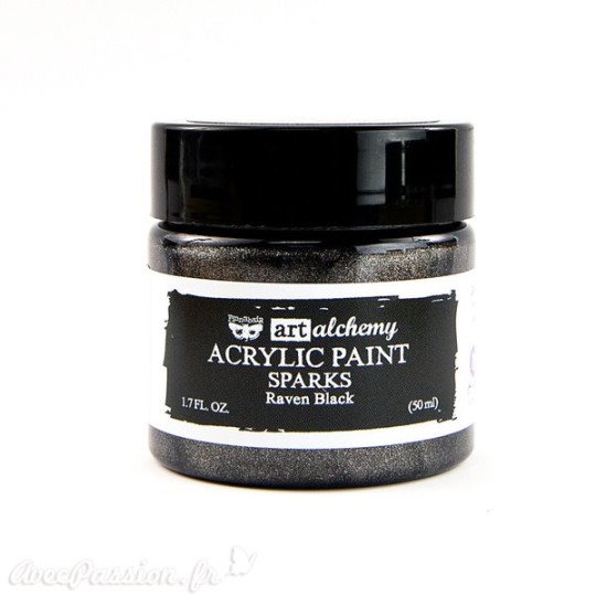 Peinture acrylique noir Prima 50 ml raven black Peinture acrylique noir Prima 50 ml raven black
