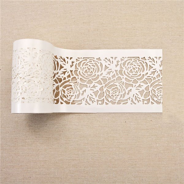 Pochoir en rouleau stencil roll redesign Prima Tea Rose Garden