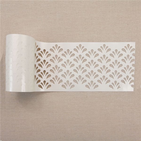 Pochoir en rouleau stencil roll redesign Prima Eastern Fontain