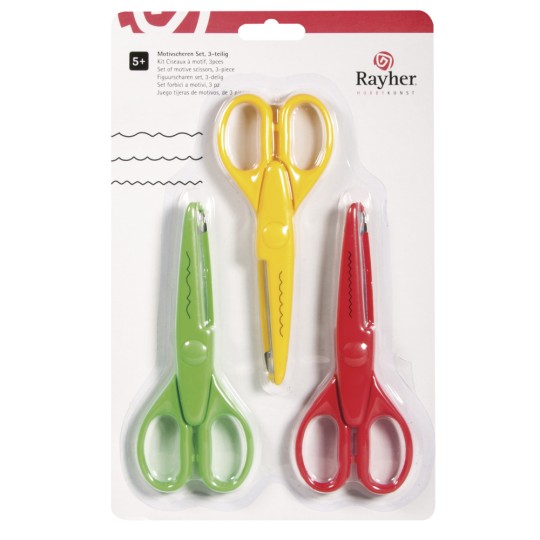 Ciseaux Cranteurs Rayher 3p
