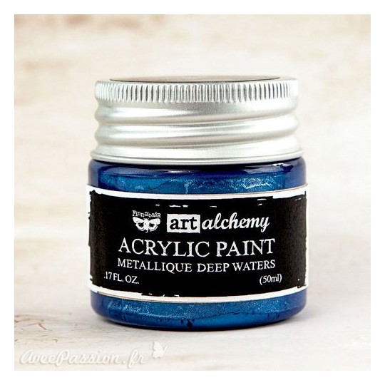 Peinture acrylique métallique art alchemy Prima Finnabair Peinture acrylique métallique art alchemy Prima Finnabair