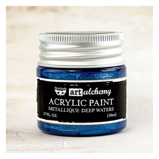 Peinture acrylique métallique art alchemy Prima Finnabair