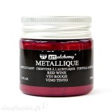Peinture métallique rouge Noël Art Alchemy red wine