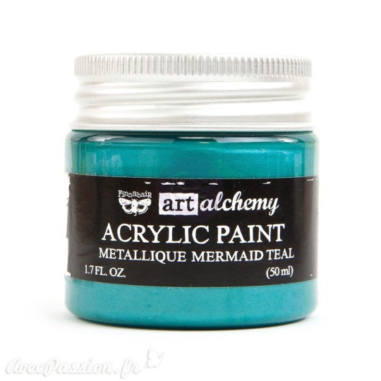 Peinture acrylique métallique art alchemy Prima Finnabair