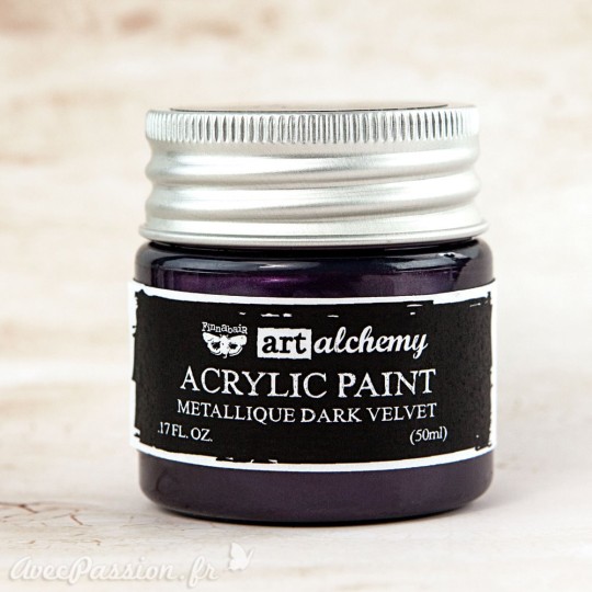 Peinture acrylique métallique art alchemy Prima Finnabair