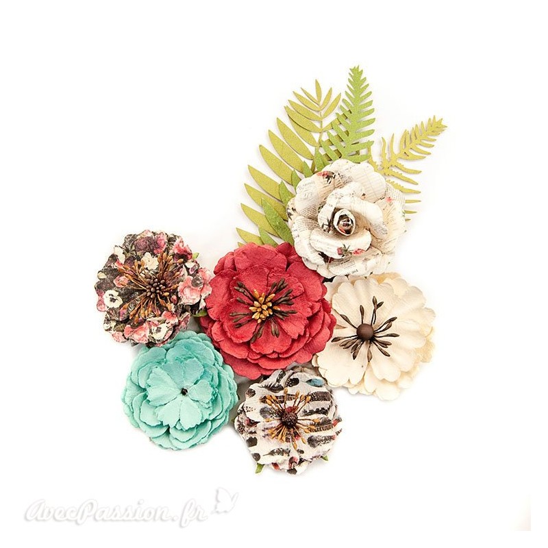 Fleurs Prima Marketing Midnight Garden Flowers Light & Dark