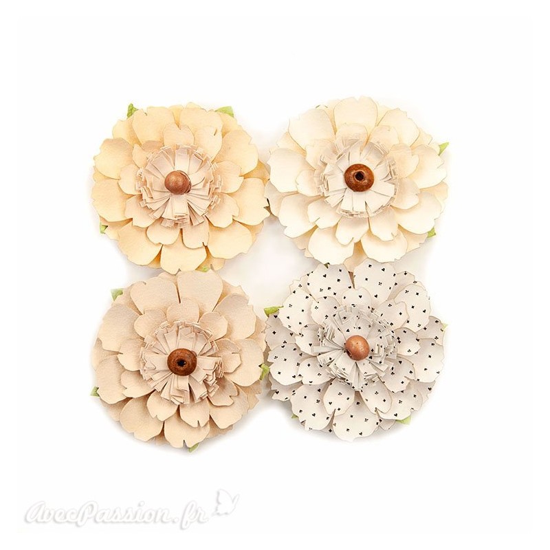 Fleurs Prima Marketing Pretty Pale Flowers Neutral Beauty