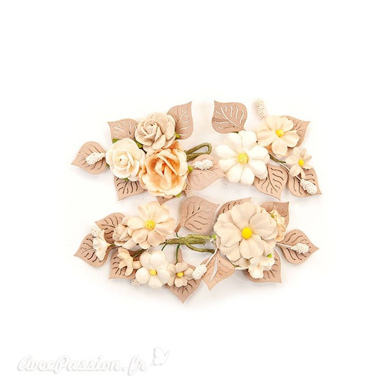 Fleurs Prima Marketing Pretty Pale Flowers Rustic Floral