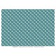 Papier tassotti à motifs mosaïque bleu vert
