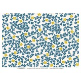 Papier tassotti à motifs trèfles bleu 3 et 4 feuilles