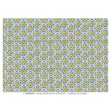 Papier tassotti à motifs trèfles bleu 3 et 4 feuilles