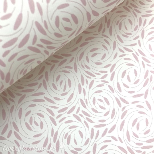 Papier italien motifs tourbillon pink harmony