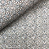 Papier italien motifs arabesques bleu