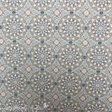 Papier italien motifs arabesques bleu