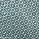 Papier tassotti à motifs mosaïque bleu vert