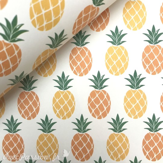 Papier tassotti à motifs ananas