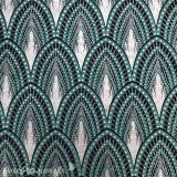 Papier fantaisie joséphine aqua argent