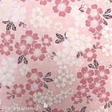 Papier japonais washi lotus rose By Taniguchi