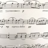 Papier italien motifs partition de musique
