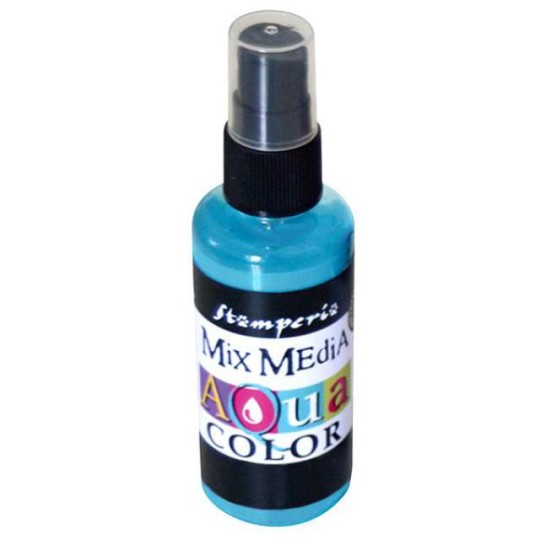 Encre en spray Mix Media Aqua color bleu ciel