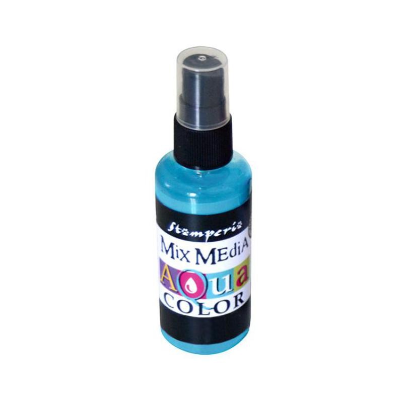 Encre en spray Mix Media Aqua color bleu ciel