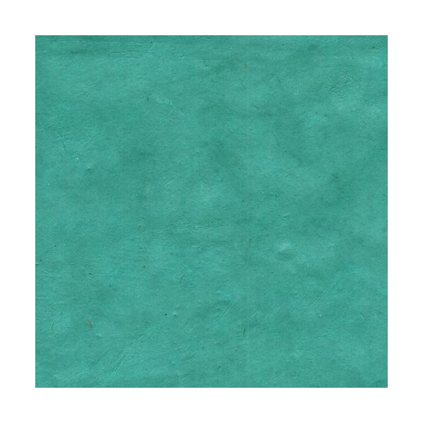 Papier népalais lokta lamaLi bleu turquoise