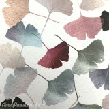 Papier italien motifs ginkgo