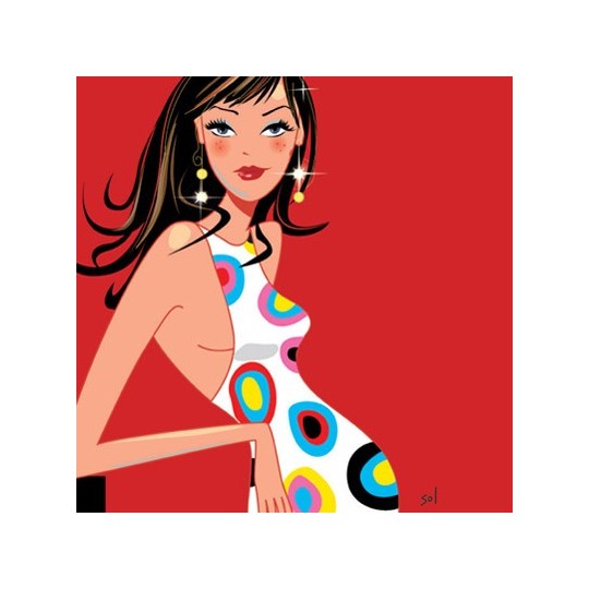 Carte postale mademoiselle Carte postale mademoiselle