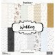 Papier scrapbooking assortiment 8fe recto verso 30x30 Wedding