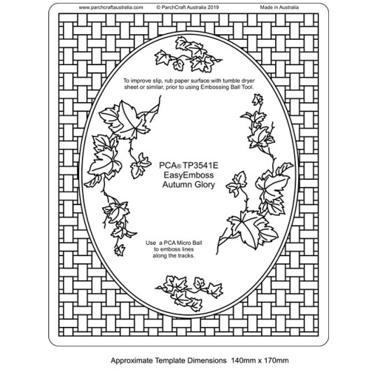 Template PCA gabarit traçage motifs vigne vierge Template PCA gabarit traçage motifs vigne vierge