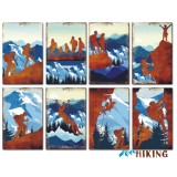 Etiquettes décoratives hiking 24p