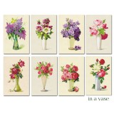 Etiquettes décoratives in a vase 24p