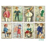Etiquettes décoratives a boy 24p