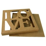 Boite carrée love carton