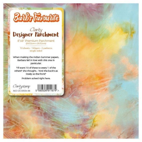 Papier vellum 20x20 assortiment barb's favourite 10f Papier vellum 20x20 assortiment barb's favourite 10f