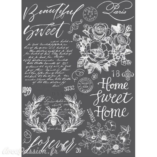 Transfert pelliculable Redesign Prima marketing décor Beautiful Home