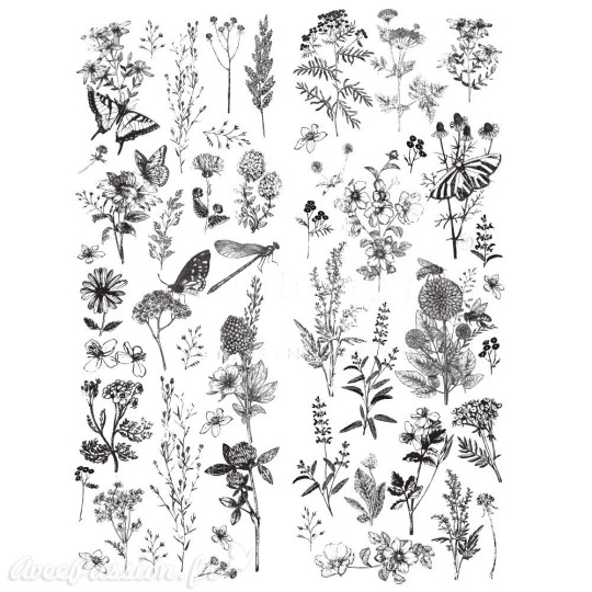 Transfert pelliculable Redesign Prima marketing décor Spring Meadow Life