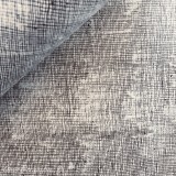 Papier à motifs toile gris strié noir