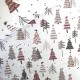 Papier italien motifs noël sapin de noël