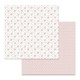 Papier scrapbooking réversible Stamperia texture petites fleurs 30x30