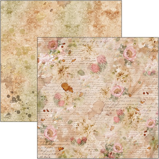 Papier scrapbooking réversible Ciao Bella source de magie the muse 30x30