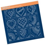 Groovi gabarit traçage parchemin heart samplet linda williams
